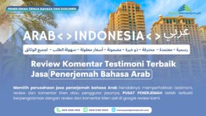 Penerjemah Tersumpah Indonesia ke Arab ke Indonesia di Gorontalo